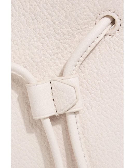 3.1 Phillip Lim Natural Soleil Small Pebbled-Leather Bucket Bag