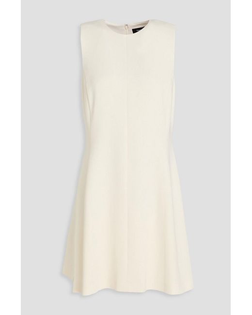 Theory Natural Crepe Mini Dress