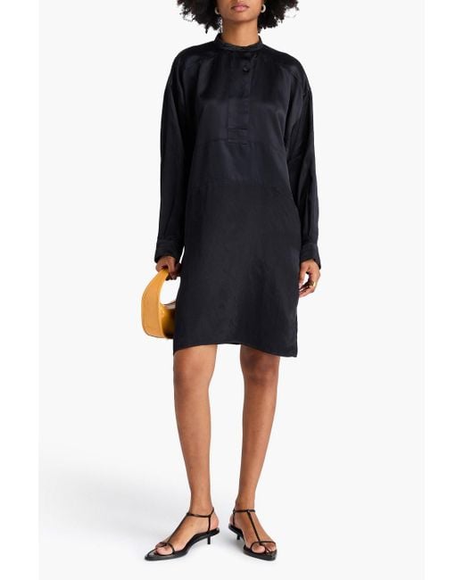 Day Birger et Mikkelsen Blue Hemdkleid "stevie" aus satin