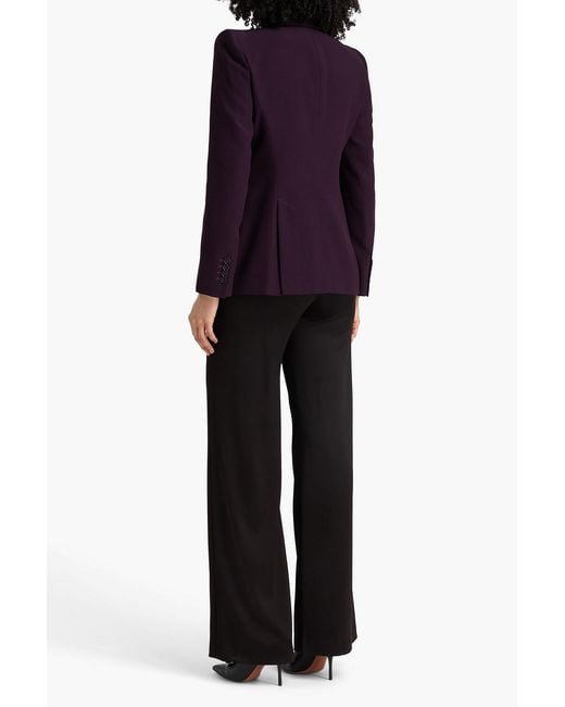 McQueen Blue Crepe Blazer