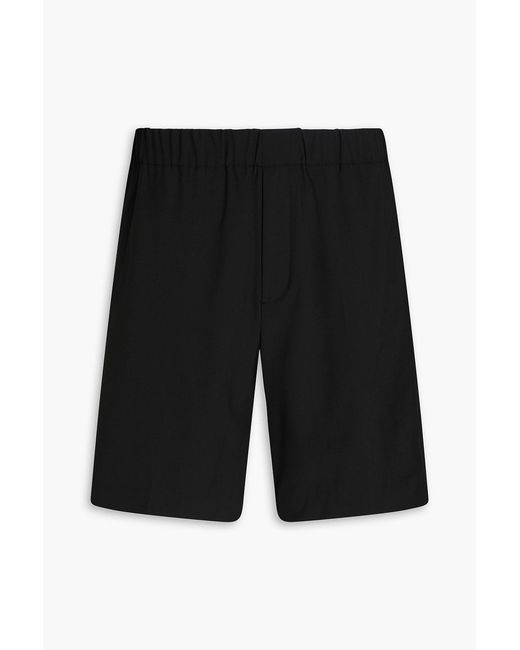 Sandro Black Grain De Poudre Shorts for men