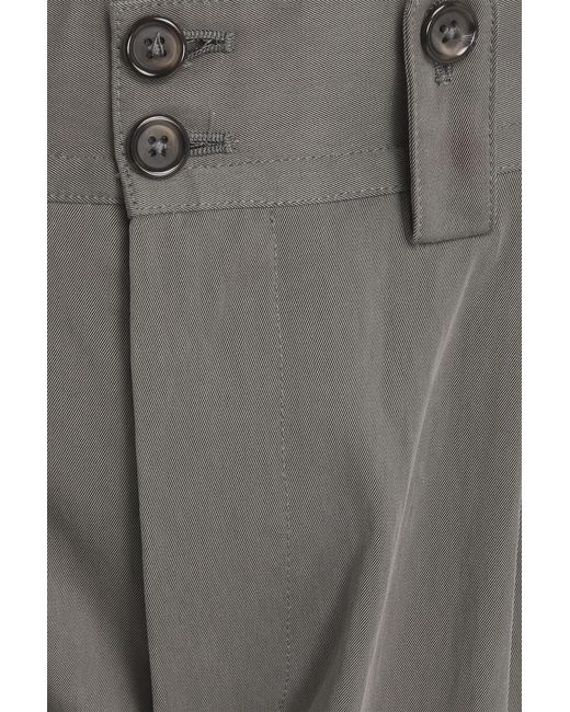 Dolce & Gabbana Gray Tapered Cotton-Blend Cargo Pants for men