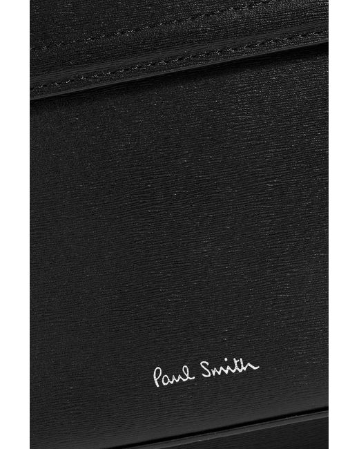 Paul Smith Black Leather Backpack for men
