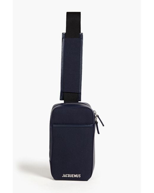 Jacquemus Blue Le Giardino Canvas And Leather Belt Bag for men