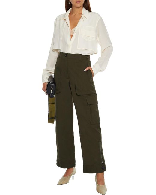 Helmut Lang Canvas Wide-leg Pants in 
