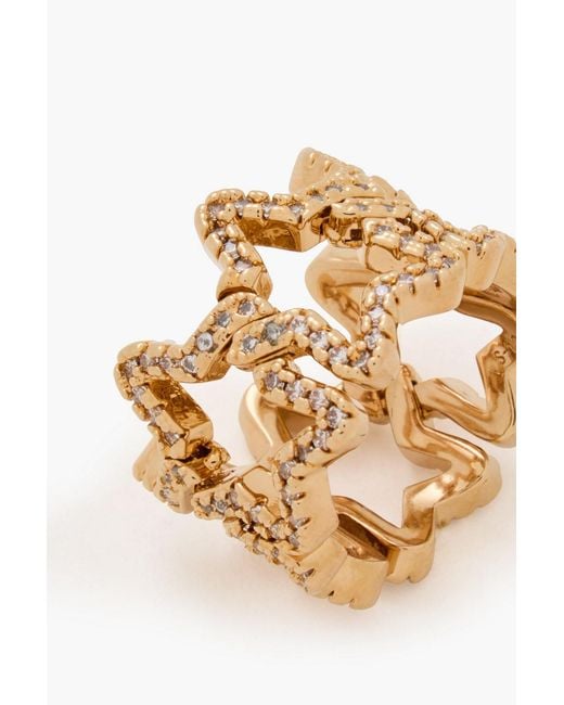 Zimmermann Metallic Tone Crystal Ring