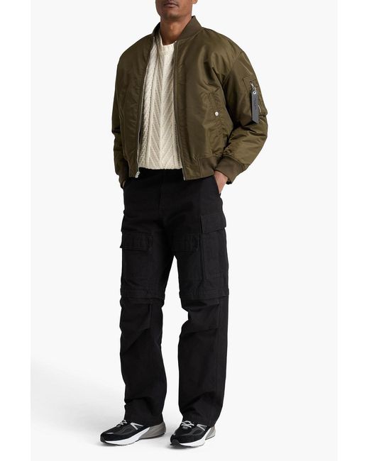 Rag & Bone Green Manston Shell Bomber Jacket for men