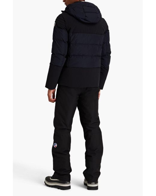Fusalp Blue Lauzon Quilted Two-tone Hooded Ski Jacket for men