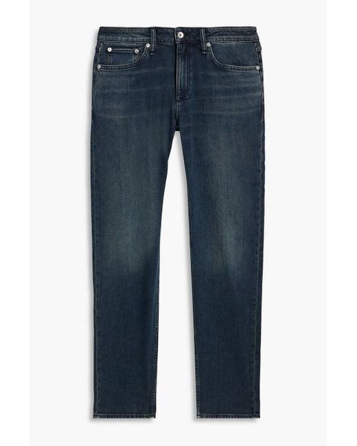Rag & Bone Blue Fit 3 Slim-fit Faded Denim Jeans for men