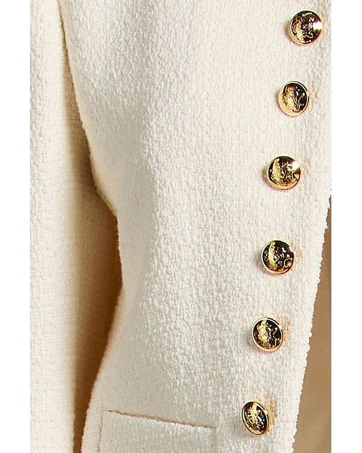 Nili Lotan White Patti Cotton-Blend Tweed Jacket