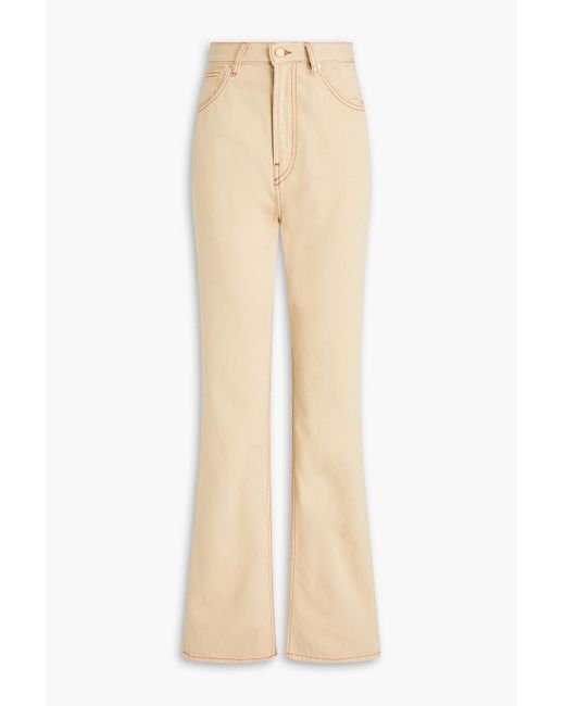 Jacquemus Natural Le De Nimes High-rise Bootcut Jeans