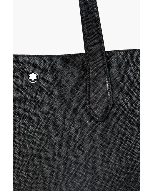 Montblanc Tote bag aus strukturiertem leder in Black für Herren