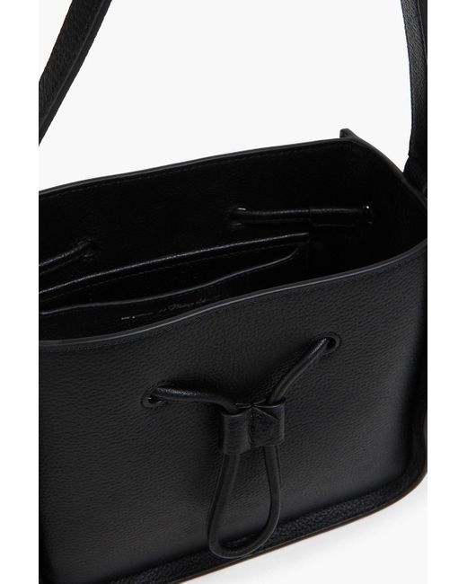 3.1 Phillip Lim Black Soliel Mini Pebbled-leather Cross-body Bag
