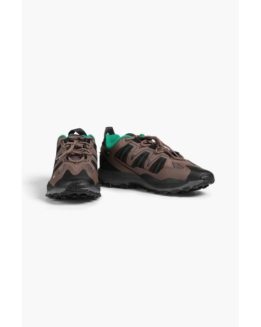 Adidas Originals Brown Hyperturf Neoprene And Mesh Sneakers for men