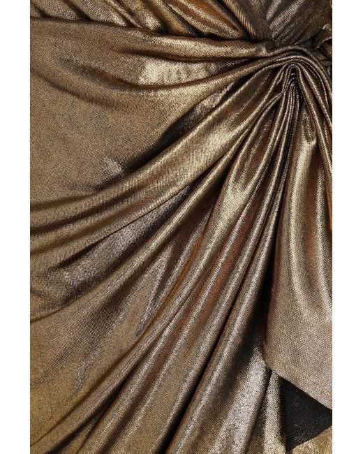 Maria Lucia Hohan Natural Jersey Wrap Gown