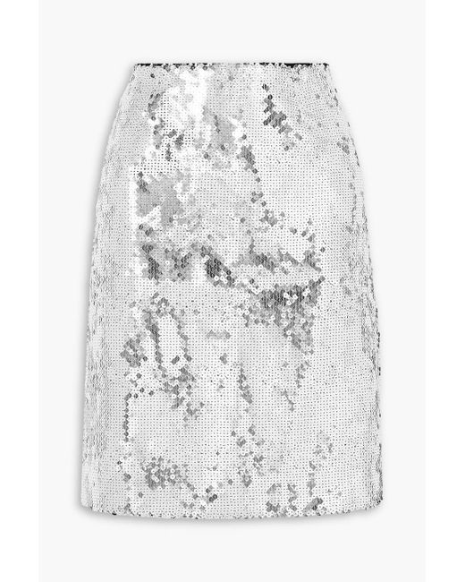 16Arlington Gray Wile midirock aus stretch-tüll mit pailletten