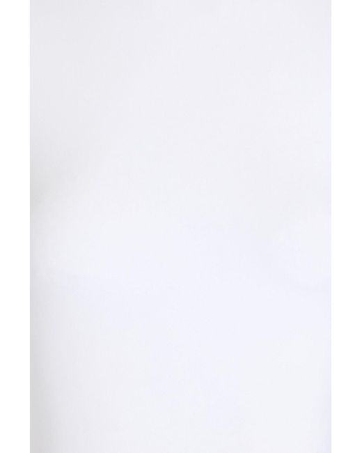 Re/done White Body aus stretch-jersey aus einer baumwollmischung
