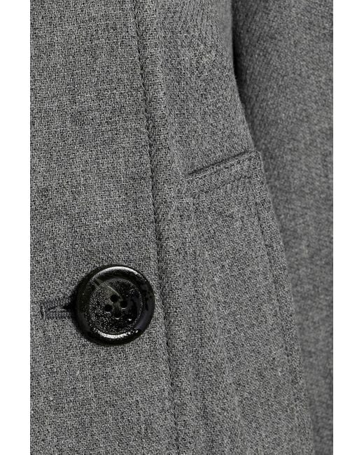 Veronica Beard Gray Conneley Double-Breasted Tweed Jacket