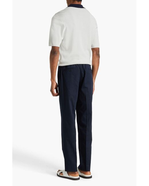 Sandro Hose aus twill aus einer baumwollmischung in Blue für Herren