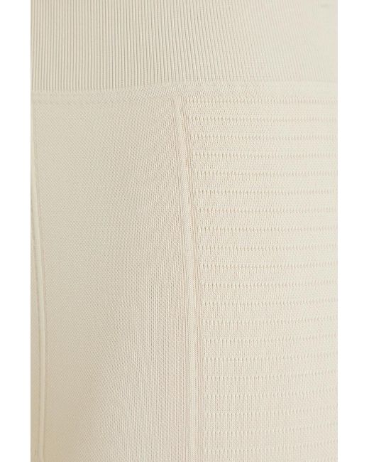 Rick Owens White Stretch-knit Shorts