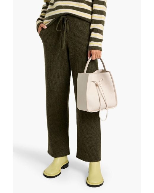3.1 Phillip Lim Natural Soleil Small Pebbled-Leather Bucket Bag