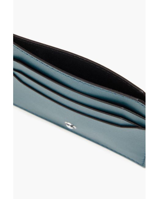 Montblanc Blue Leather Cardholder for men