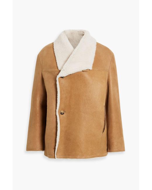 Maje Natural Shearling Jacket