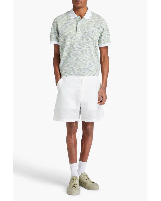 Missoni Shorts aus jacquard aus einer baumwoll-leinenmischung in White für Herren