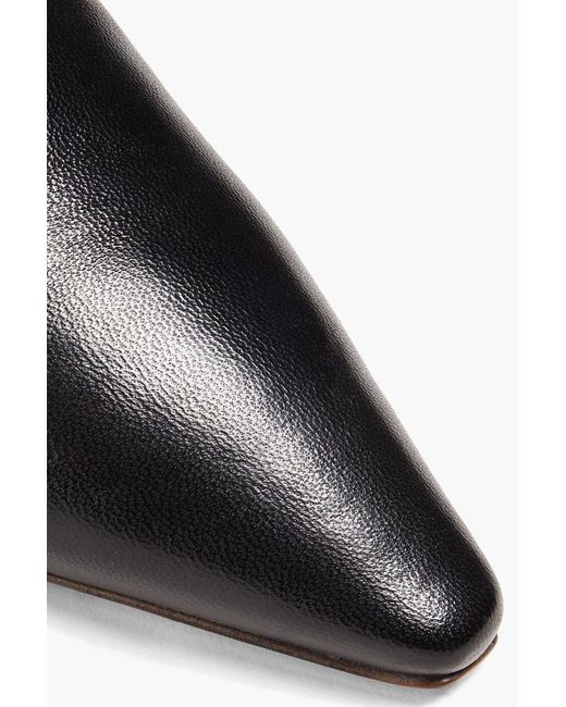 Maison Margiela Black Leather Loafers