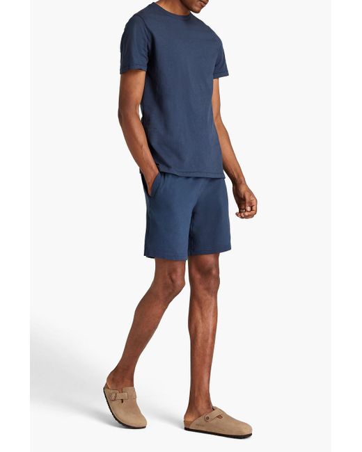 Onia French Cotton-terry Shorts in Blue for Men | Lyst Canada