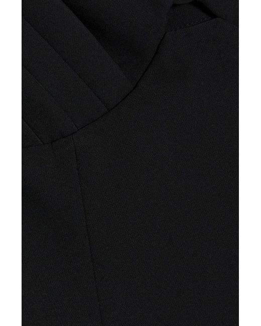 Jonathan Simkhai Black Vanesa Cutout Crepe Mini Dress