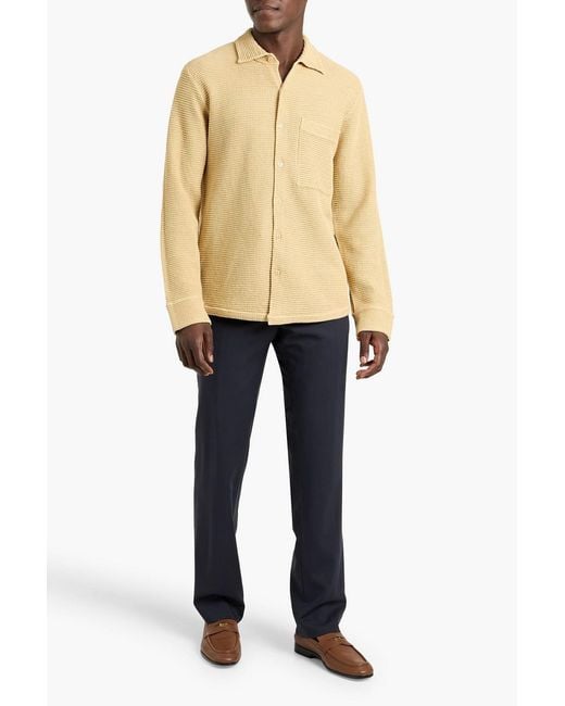 Sandro Blue Tapered Wool Pants for men