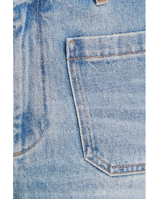 Victoria Beckham Blue Alina High-Rise Flared Jeans