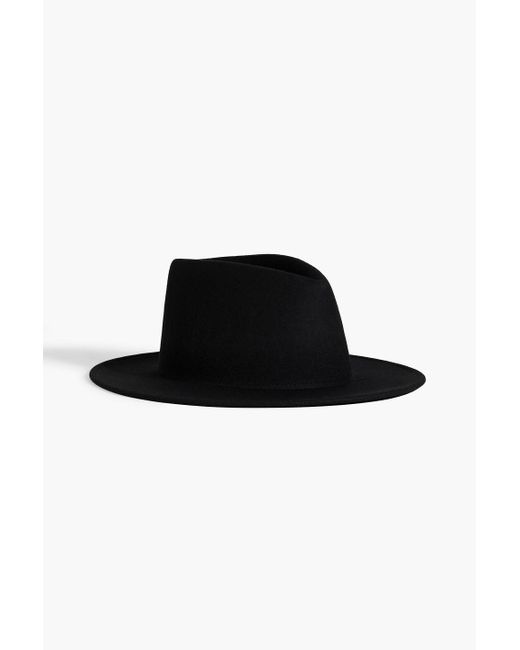 Eugenia Kim Black Wool-felt Hat
