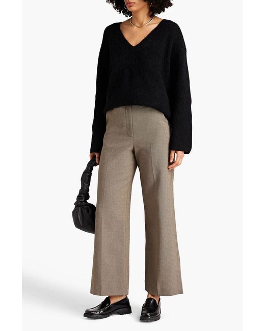 By Malene Birger Black Dipoma Brushed Knitted Sweater