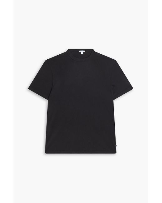 James Perse Hemd aus baumwoll-jersey mit print in Black für Herren