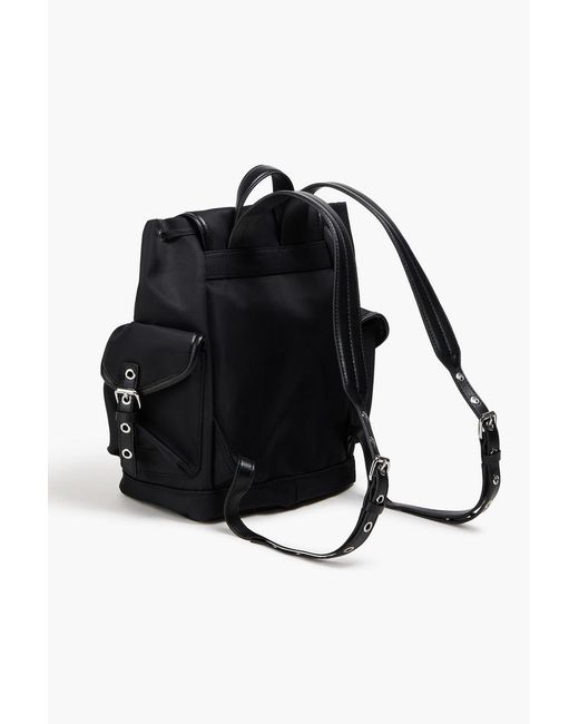 Ganni Black Bucky Shell Backpack