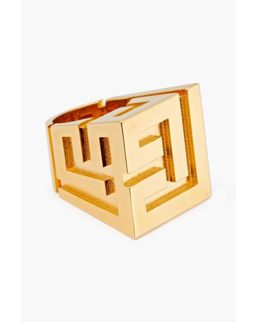 Balmain Rings Balmain Tone Ring in Metallic | Lyst Canada
