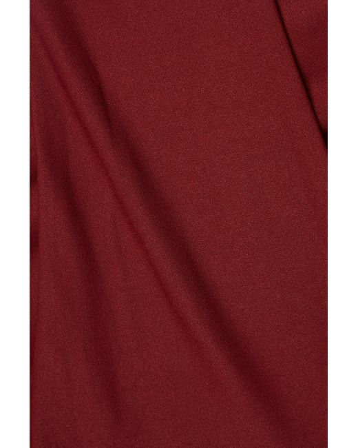 Alix Red Oliver Stretch-jersey Halterneck Thong Bodysuit