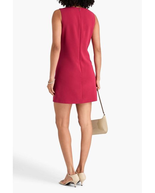 Theory Pink Crepe Mini Dress