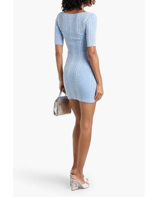 blue strappy mini dress Shop Blue Strappy Mini Dress - for Women | OUTZIDR main image 1