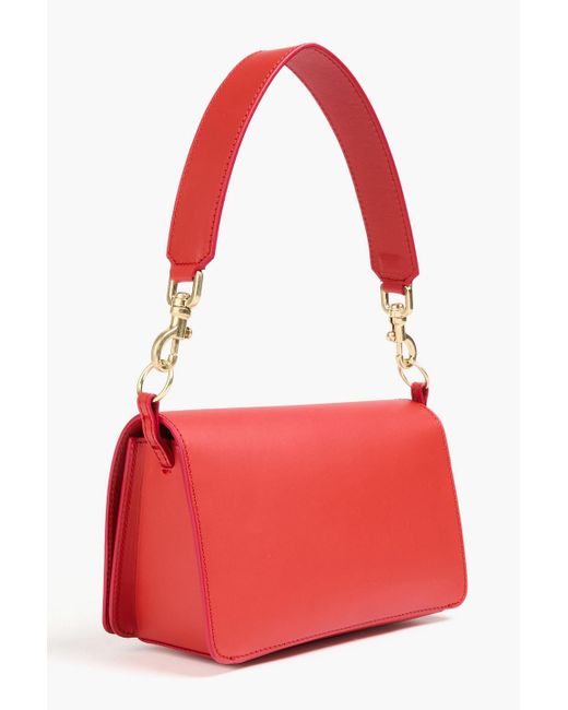 Atp Atelier Red Assisi Leather Shoulder Bag