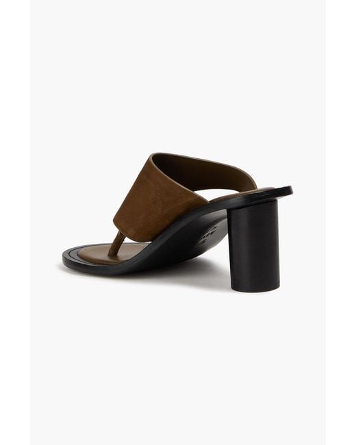 A.Emery Brown Hardie Suede Sandals
