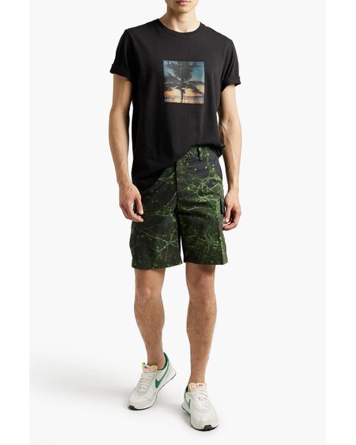 Rag & Bone Arkair Commando Printed Cotton-poplin Shorts for Men | Lyst