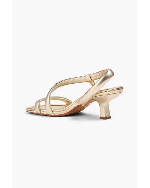 Vince Metallic Coline Leather Sandals