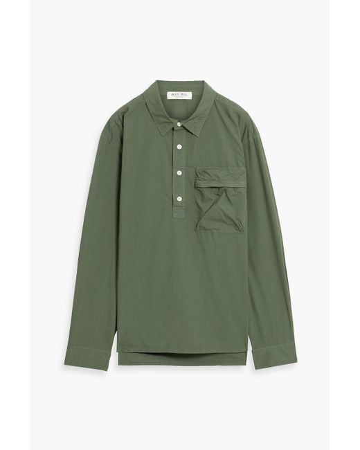Alex Mill Leo poloshirt aus baumwollpopeline in Green für Herren