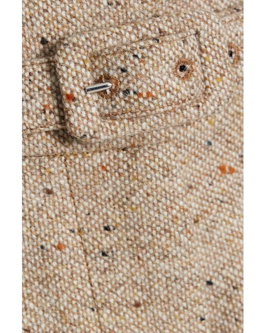 Gabriela Hearst Natural Josh Wool And Cashmere-blend Flared Pants