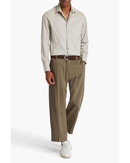 Cropped twill pants new arrivals