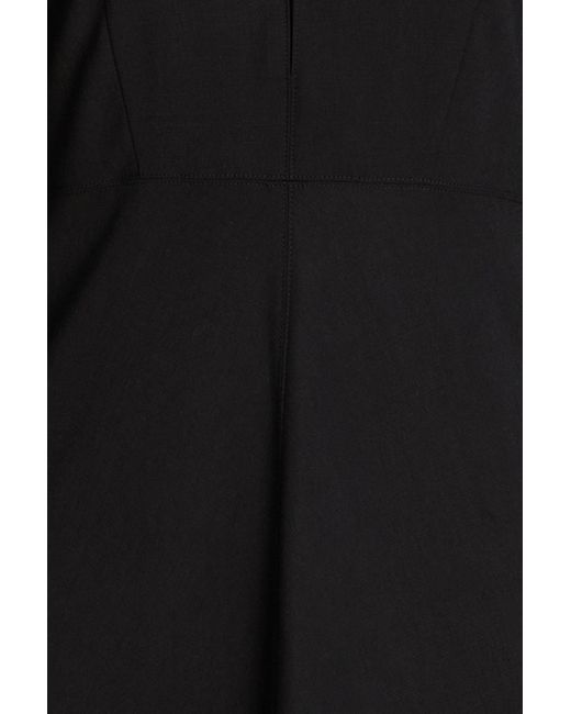 Isabel Marant Black Silabi Lyocell-blend Crepe Midi Dress