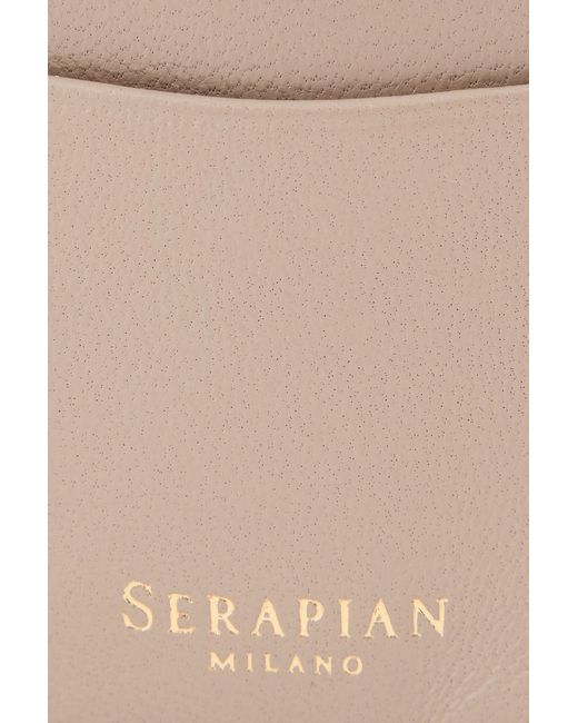 Serapian Natural Woven Leather Cardholder